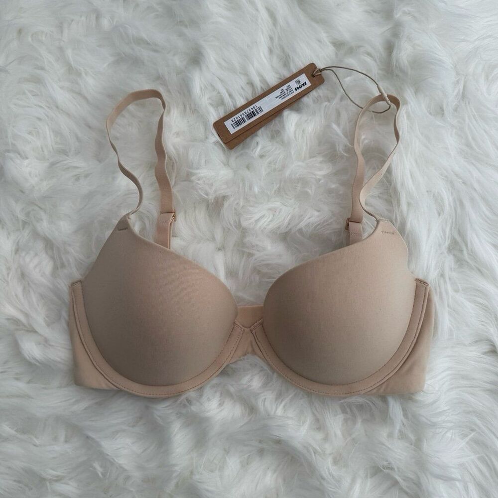 Skims Fits Everybody Push Up Demi Bra Sand Size 30C